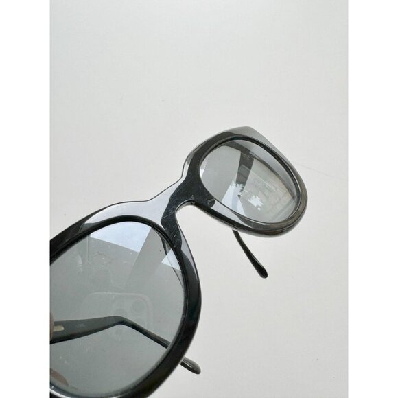 DEREK LAM Lore Black Acetate Plastic Full Frame Cat Eye Sunglasses - Picture 7 of 16